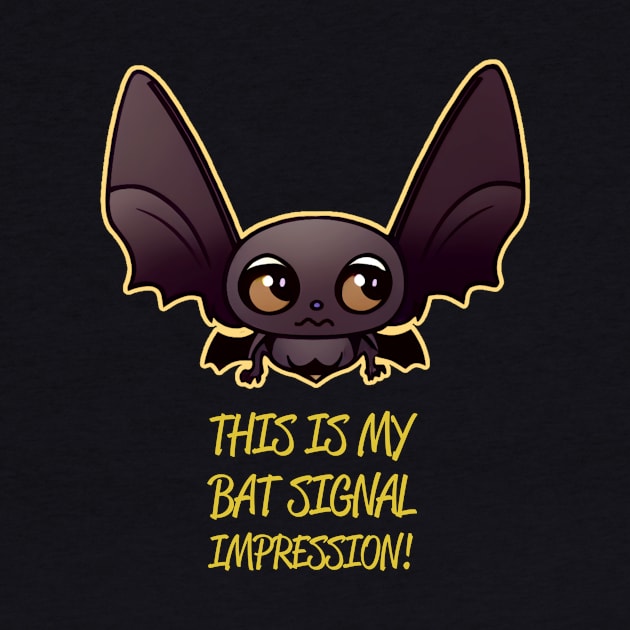 Bat Signal Kawaii Impression by Edongski303 Teepublic Merch